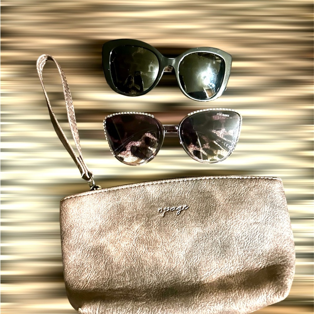 Dolce & Gabbana & Steve Madden Sunglass bundle along with bonus bag